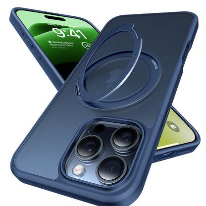 Pouzdro MagSafe pro Apple iPhone 16 Pro Max, Torras, Ostand Pro, Námořnická modř
