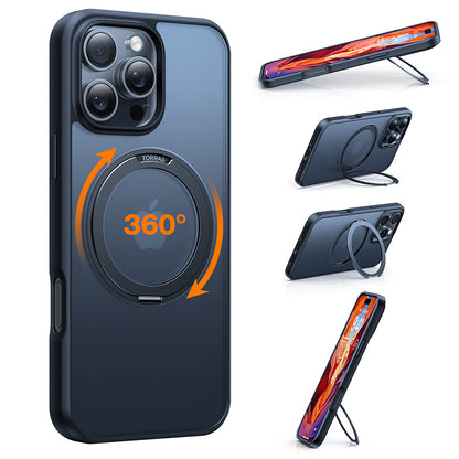 MagSafe Case for Apple iPhone 16 Pro Max, Torras, Ostand Pro, Black