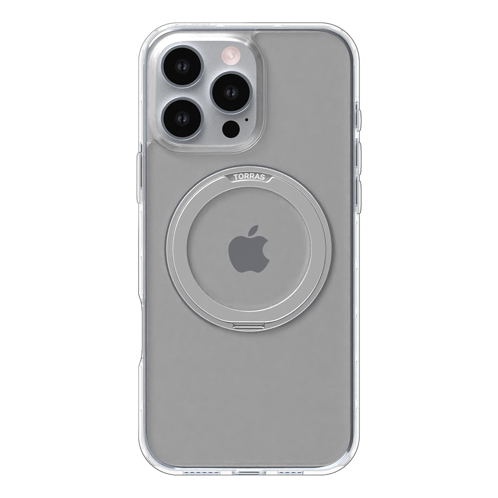 Pouzdro MagSafe pro Apple iPhone 16 Pro Max, Torras, Ostand Pro, Průhledné