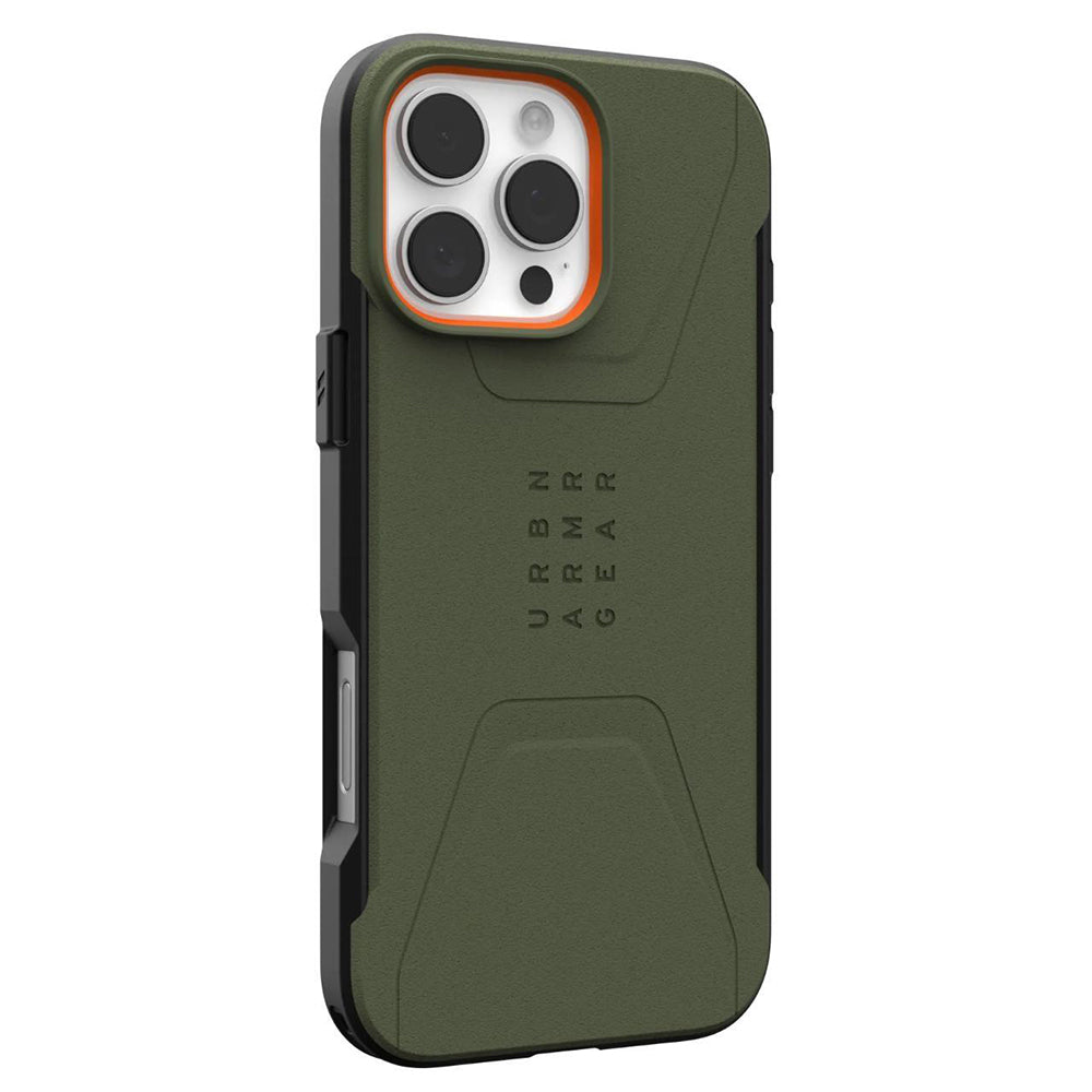 Pouzdro MagSafe pro Apple iPhone 16 Pro Max, Urban Armor Gear, Civilian, Zelená