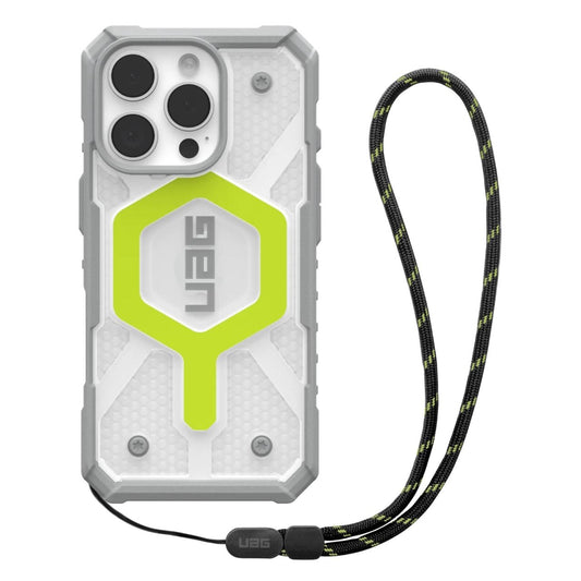 MagSafe pouzdro pro Apple iPhone 16 Pro Max, Urban Armor Gear, Pathfinder Clear s poutkem, zelené