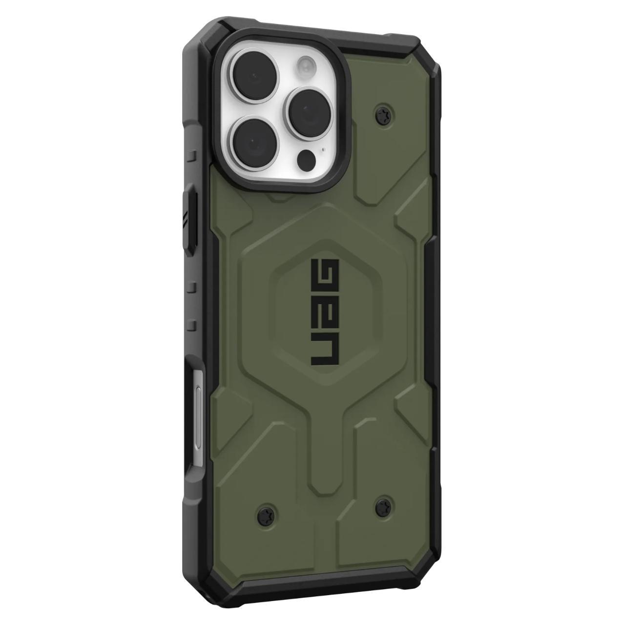 MagSafe Case for Apple iPhone 16 Pro Max, Urban Armor Gear, Pathfinder, Green