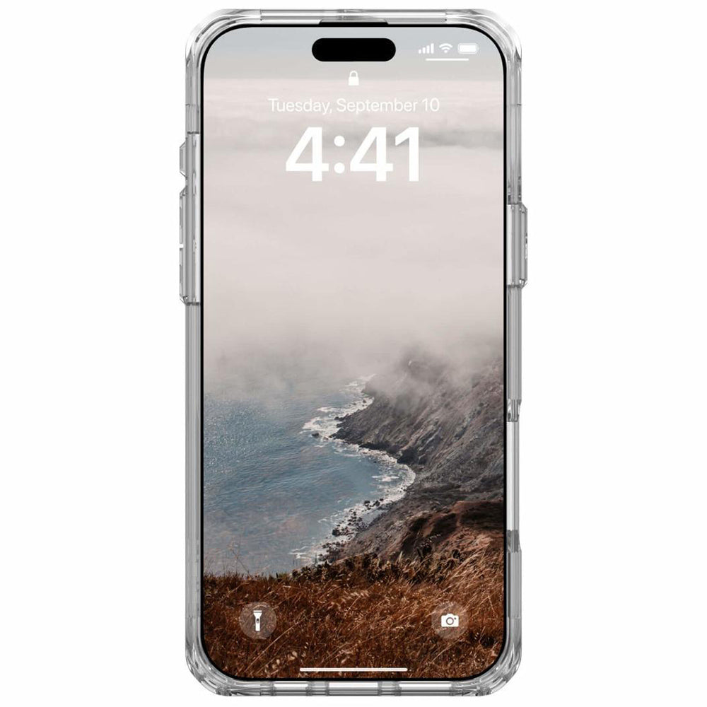 MagSafe Case for Apple iPhone 16 Pro Max, Urban Armor Gear, Plyo XTE, Transparent Black