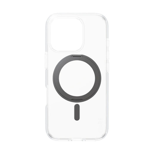 Pouzdro MagSafe pro Apple iPhone 16 Pro, PanzerGlass, s funkcí stojánku, černě průhledné