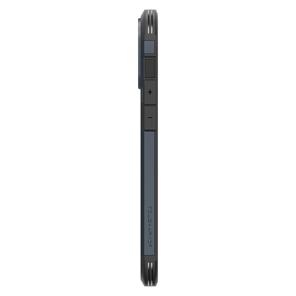 Pouzdro MagSafe pro Apple iPhone 16 Pro, Spigen, Tough Armor, Modrá ACS08147