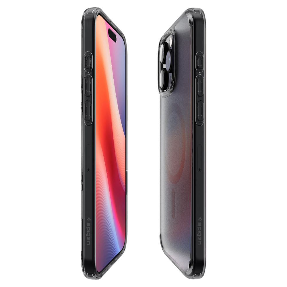 Pouzdro MagSafe pro Apple iPhone 16 Pro, Spigen, Ultra Hybrid T, Saténově černé ACS08514