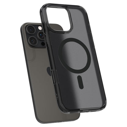 Pouzdro MagSafe pro Apple iPhone 16 Pro, Spigen, Ultra Hybrid T, Saténově černé ACS08514