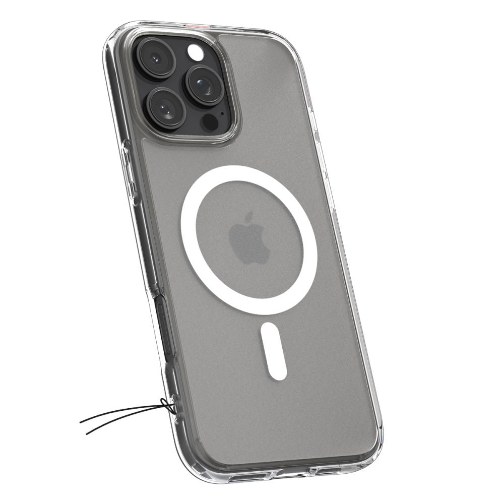 Pouzdro MagSafe pro Apple iPhone 16 Pro, Spigen, Ultra Hybrid, Saténově průhledné ACS08133