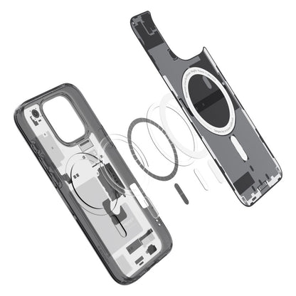 Pouzdro MagSafe pro Apple iPhone 16 Pro, Spigen, Ultra Hybrid Zero One, Matně černé ACS08135