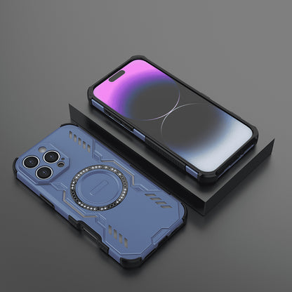 MagSafe pouzdro pro Apple iPhone 16 Pro, Techsuit, ArmorMag, modré