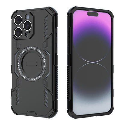 MagSafe pouzdro pro Apple iPhone 16 Pro, Techsuit, ArmorMag, černé