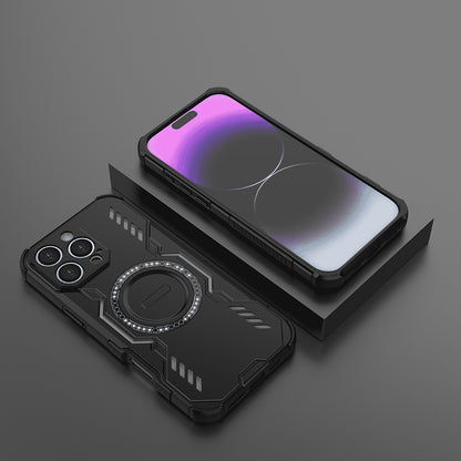 MagSafe pouzdro pro Apple iPhone 16 Pro, Techsuit, ArmorMag, černé