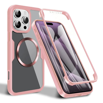 MagSafe Case for Apple iPhone 16 Pro, Techsuit, ColorVerse 360, Pink