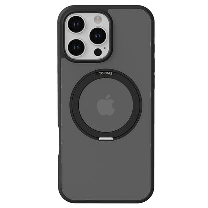 Pouzdro MagSafe pro Apple iPhone 16 Pro, Torras, Ostand Pro, Černá