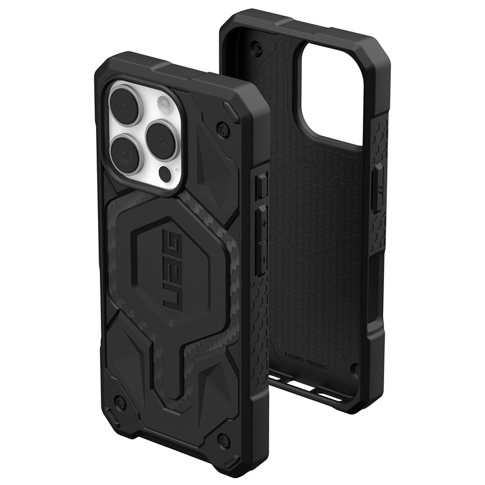 MagSafe pouzdro pro Apple iPhone 16 Pro, Urban Armor Gear, Monarch Pro Carbon, černé