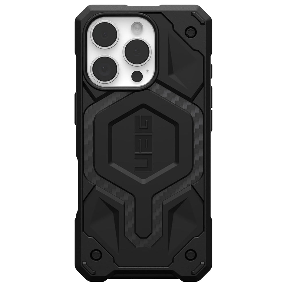 MagSafe pouzdro pro Apple iPhone 16 Pro, Urban Armor Gear, Monarch Pro Carbon, černé