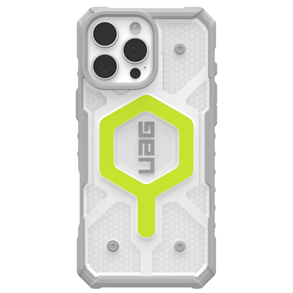 MagSafe pouzdro pro Apple iPhone 16 Pro, Urban Armor Gear, Pathfinder Clear, Zelené