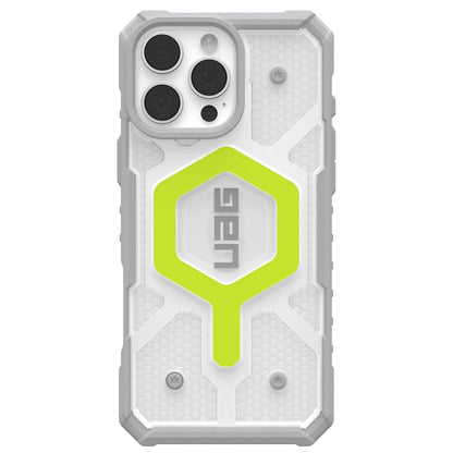 MagSafe pouzdro pro Apple iPhone 16 Pro, Urban Armor Gear, Pathfinder Clear, Zelené
