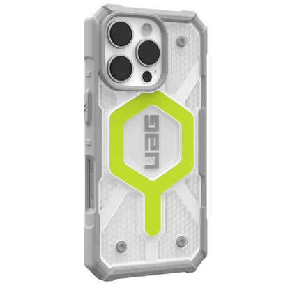 MagSafe pouzdro pro Apple iPhone 16 Pro, Urban Armor Gear, Pathfinder Clear, Zelené