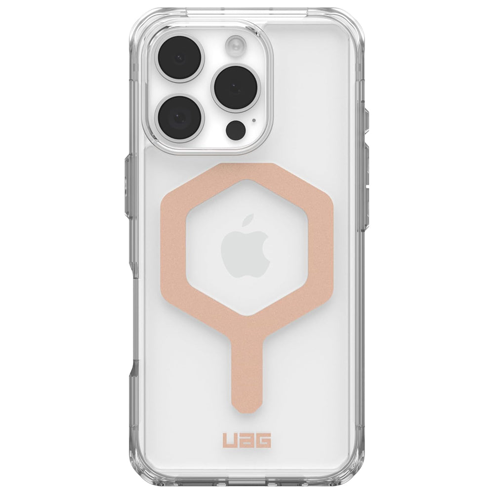 MagSafe Case for Apple iPhone 16 Pro, Urban Armor Gear, Plyo, Rose Gold