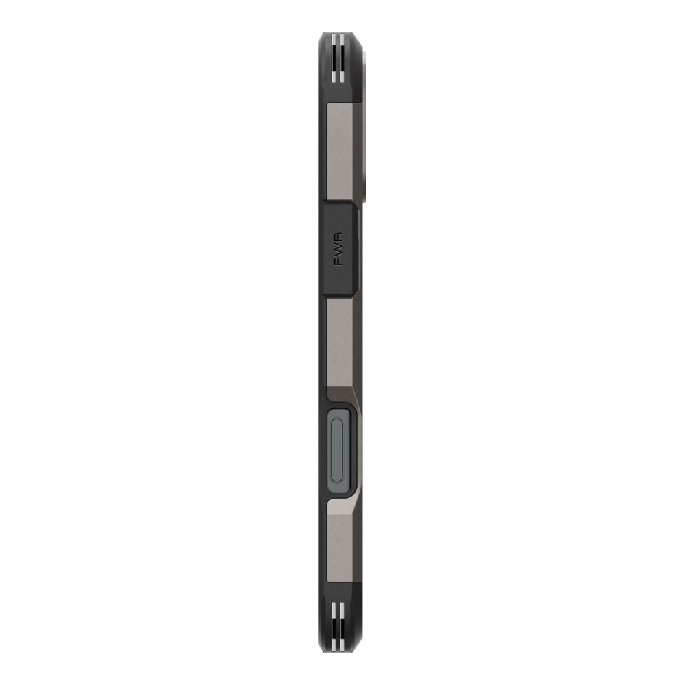 Pouzdro MagSafe pro Apple iPhone 16, Spigen, Tough Armor, Šedé