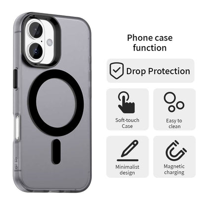 MagSafe pouzdro pro Apple iPhone 16, Techsuit, CandyCase, černé