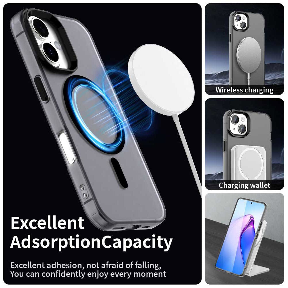 MagSafe pouzdro pro Apple iPhone 16, Techsuit, CandyCase, černé