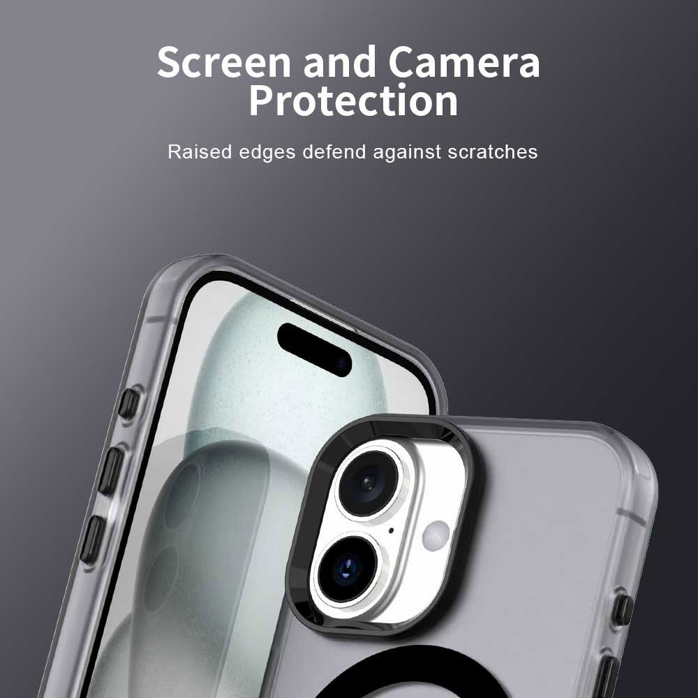 MagSafe pouzdro pro Apple iPhone 16, Techsuit, CandyCase, černé