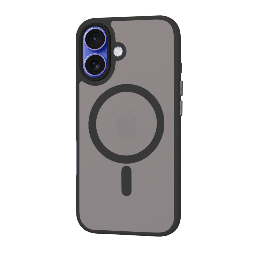 Pouzdro MagSafe pro Apple iPhone 16, Techsuit, HaloFrost, Černá