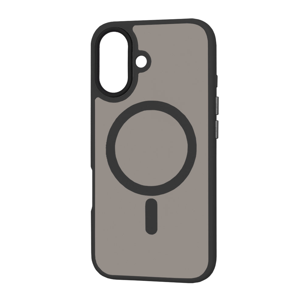 Pouzdro MagSafe pro Apple iPhone 16, Techsuit, HaloFrost, Černá