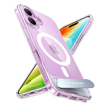Pouzdro MagSafe pro Apple iPhone 16, Torras, Pstand, Průhledné