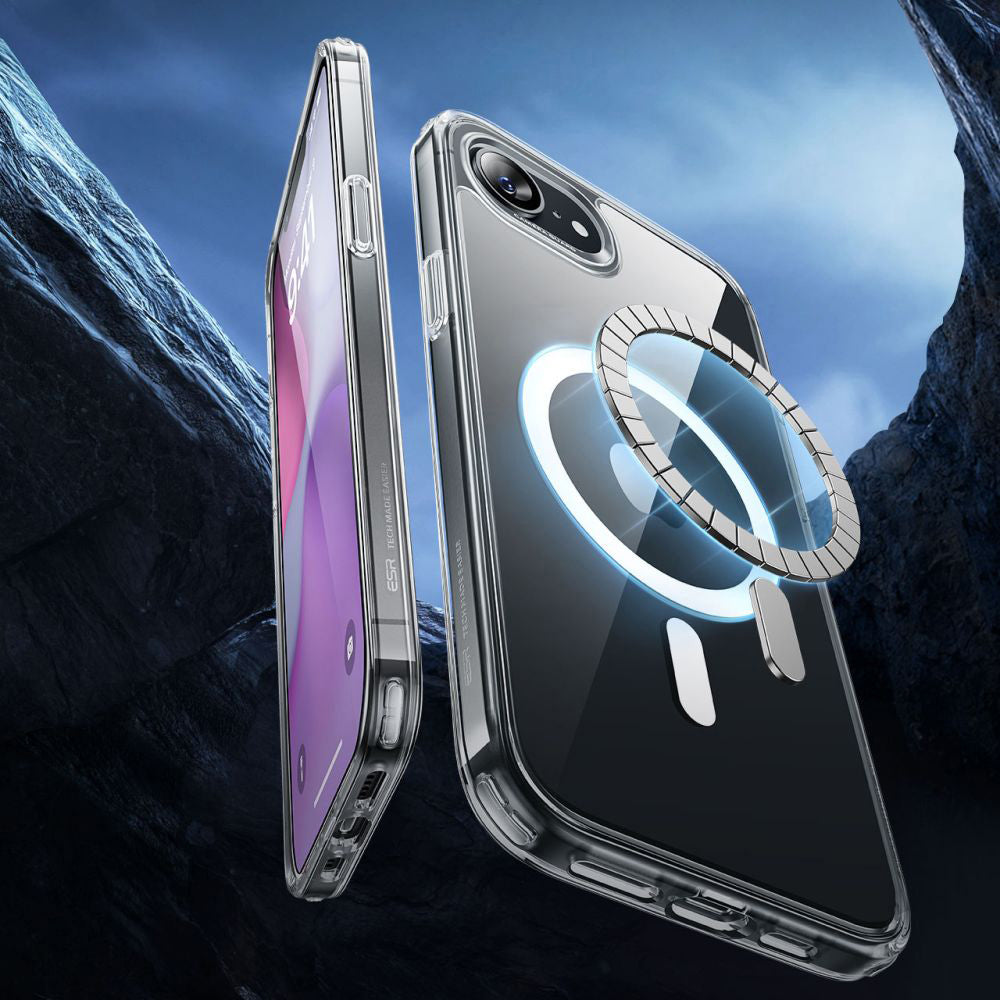 Pouzdro MagSafe pro Apple iPhone 17e / 16e, ESR, Classic Hybrid, Průhledné