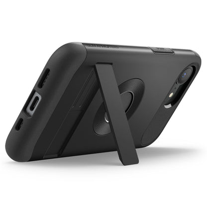Pouzdro MagSafe pro Apple iPhone 17e / 16e, Spigen, Slim Armor, Černá