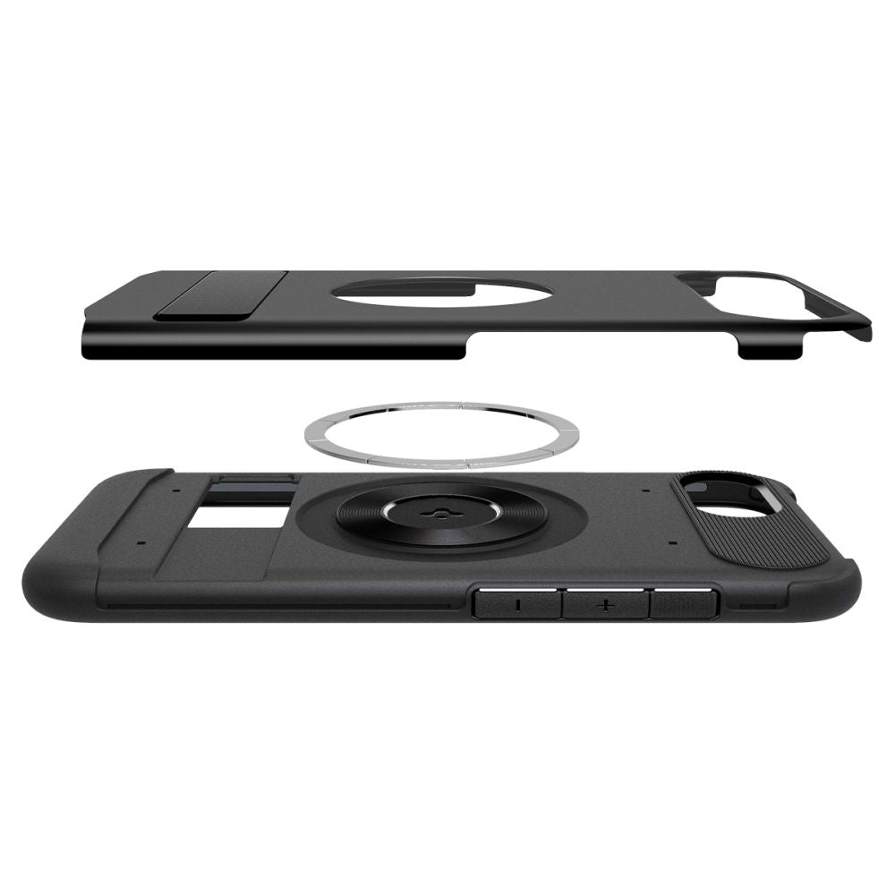 Pouzdro MagSafe pro Apple iPhone 17e / 16e, Spigen, Slim Armor, Černá