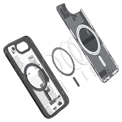 Pouzdro MagSafe pro Apple iPhone 17e / 16e, Spigen, Ultra Hybrid Zero One, Černé