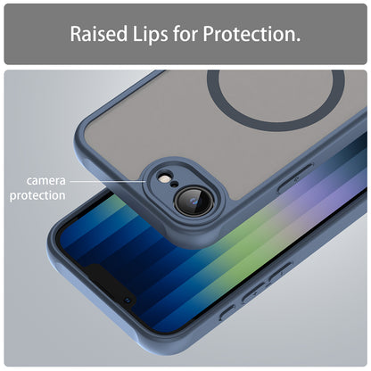 MagSafe Case for Apple iPhone 17e / 16e, Techsuit, HaloFrost II, Navy Blue