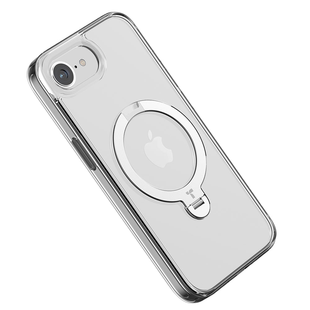Pouzdro MagSafe pro Apple iPhone 17e / 16e, Torras, Ostand Spin, Průhledné