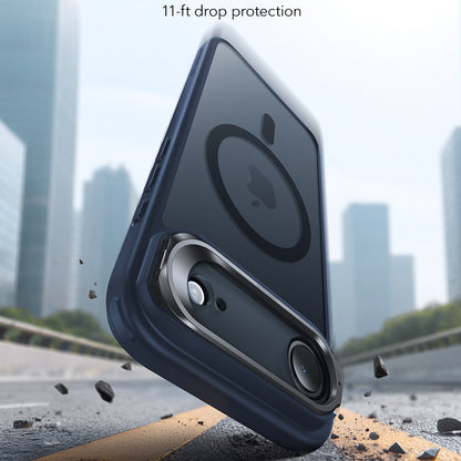 Pouzdro MagSafe pro Apple iPhone 17 Air, ESR, Classic Hybrid Kickstand, Saténově modrá