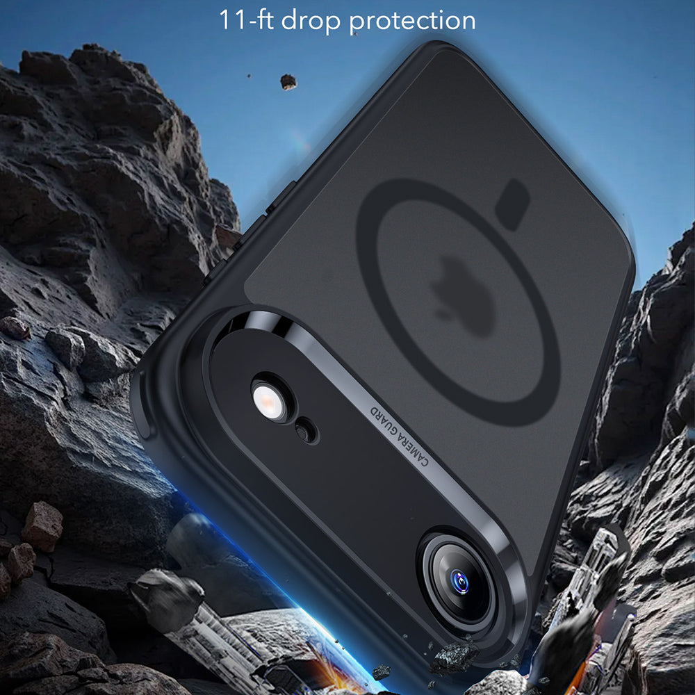 Pouzdro MagSafe pro Apple iPhone 17 Air, ESR, Classic Hybrid, Saténově černé