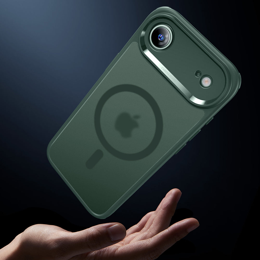 Pouzdro MagSafe pro Apple iPhone 17 Air, ESR, Classic Hybrid, Saténově zelená