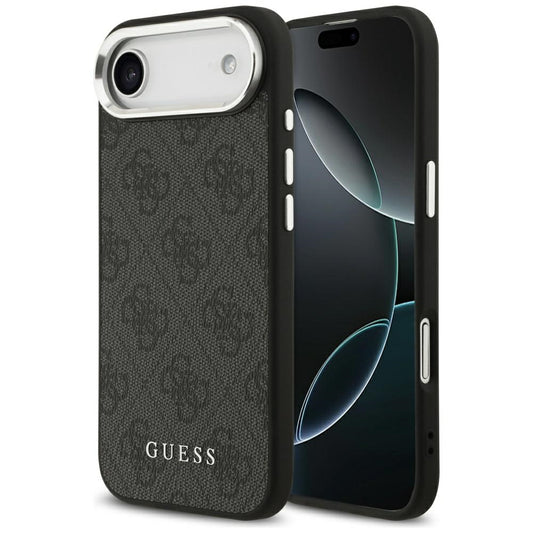 Pouzdro MagSafe pro Apple iPhone 17 Air, Guess, 4G Classic Logo, Černá