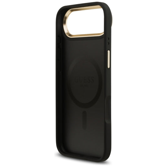 Pouzdro MagSafe pro Apple iPhone 17 Air, Guess, 4G Classic, Černá