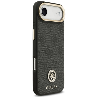 Pouzdro MagSafe pro Apple iPhone 17 Air, Guess, 4G Strass Logo, Černá