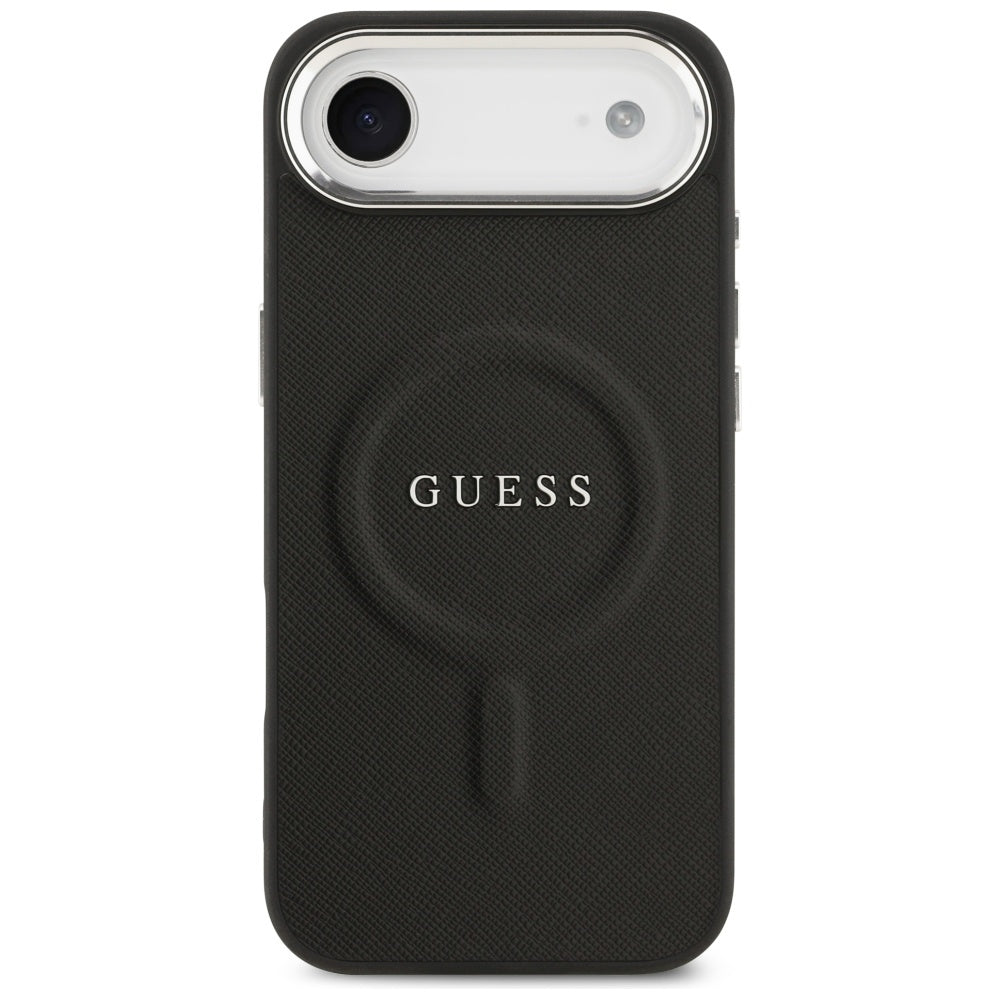 Pouzdro MagSafe pro Apple iPhone 17 Air, Guess, Classic Logo, Černá