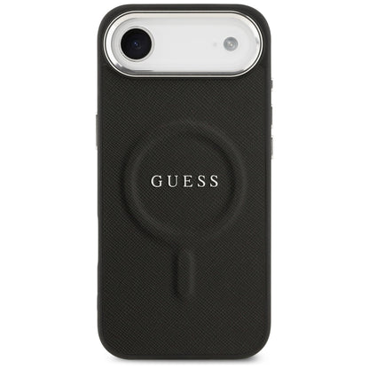 Pouzdro MagSafe pro Apple iPhone 17 Air, Guess, Classic Logo, Černá