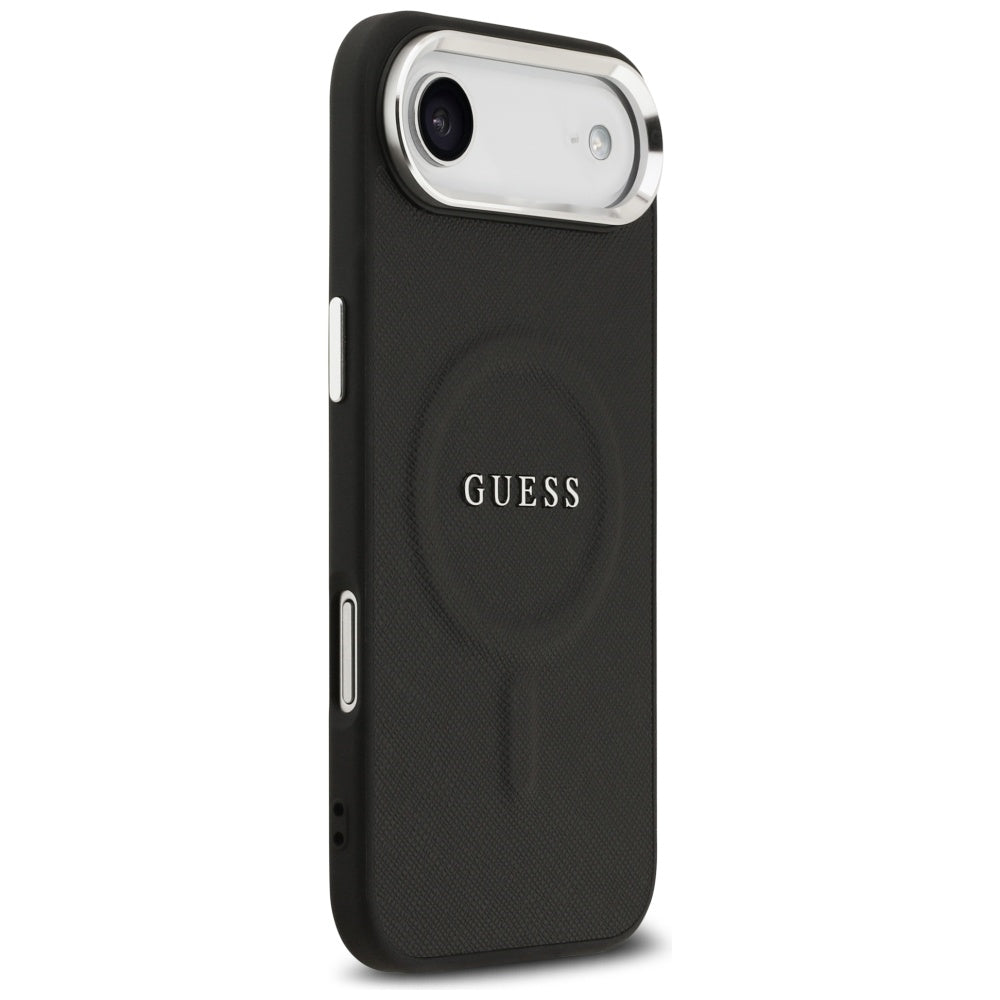 Pouzdro MagSafe pro Apple iPhone 17 Air, Guess, Classic Logo, Černá