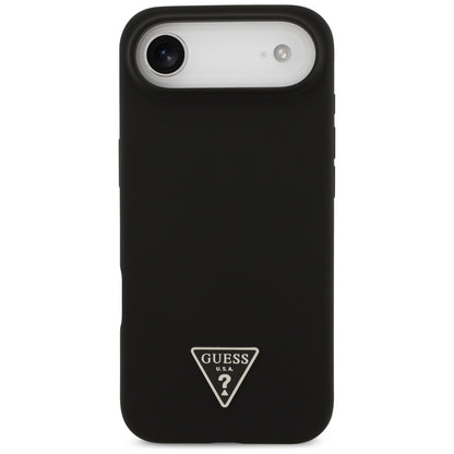 Pouzdro MagSafe pro Apple iPhone 17 Air, Guess, Triangle Logo, Černá