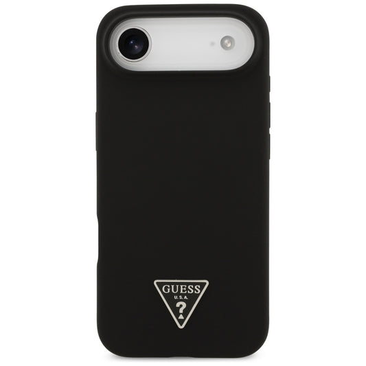 Pouzdro MagSafe pro Apple iPhone 17 Air, Guess, Triangle Logo, Černá