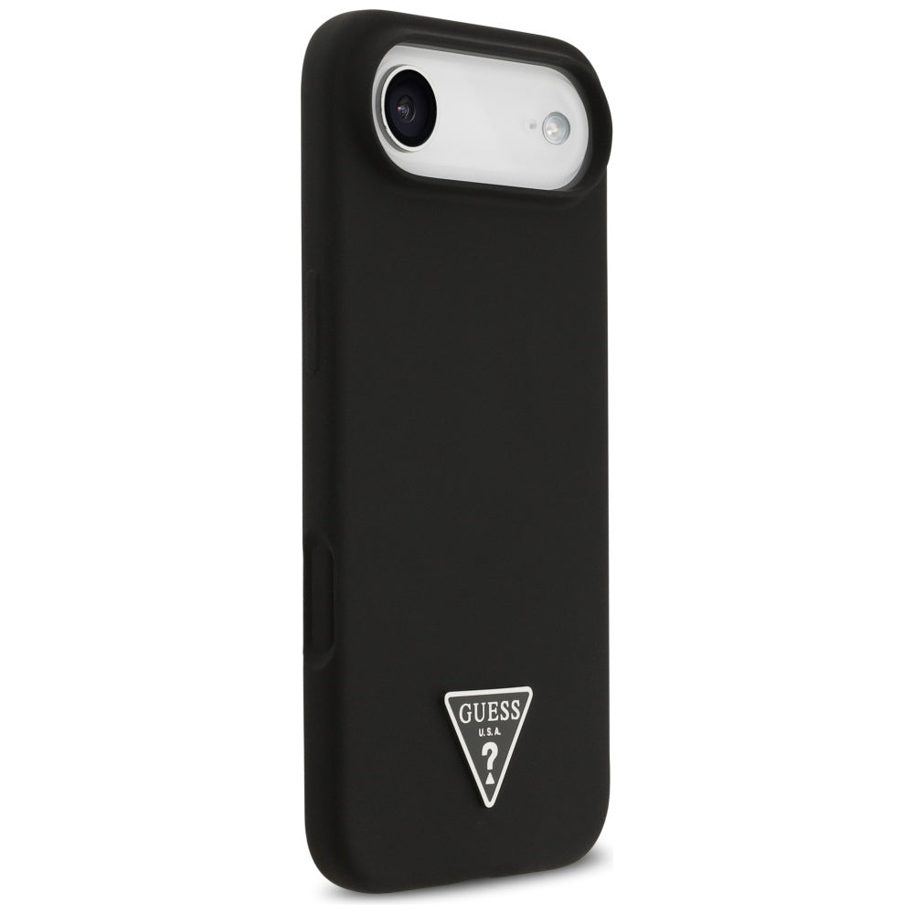 Pouzdro MagSafe pro Apple iPhone 17 Air, Guess, Triangle Logo, Černá