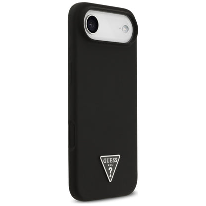 Pouzdro MagSafe pro Apple iPhone 17 Air, Guess, Triangle Logo, Černá